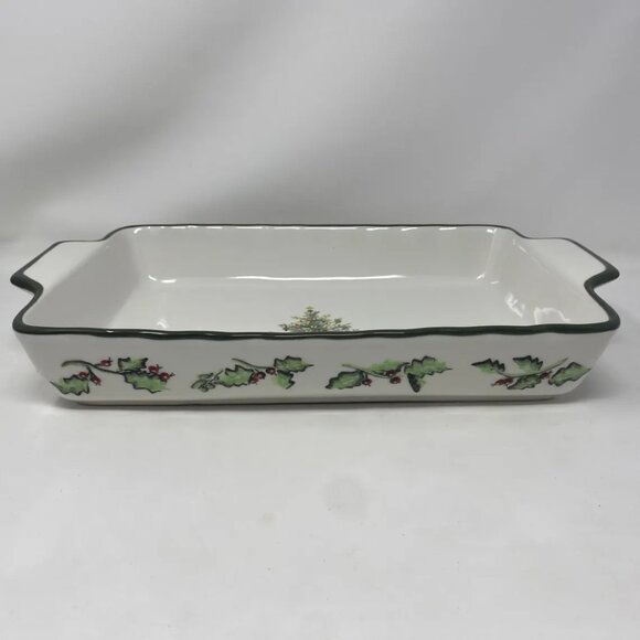 Christopher Radko Traditions Holiday Celebrations - Baking Pan 13” X 9.5” NEW - Picture 1 of 11